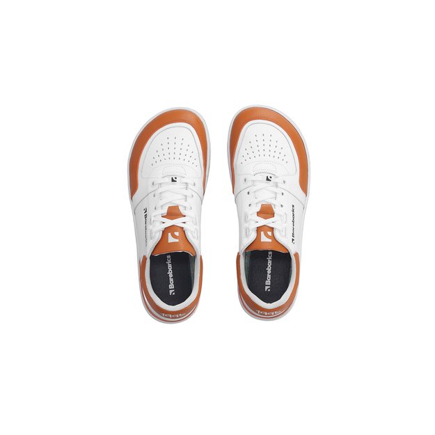 Barefoot Sneakers Barebarics Wave - White & Orange