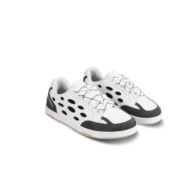 Barefoot Sneakers Barebarics Fusion - White & Charcoal