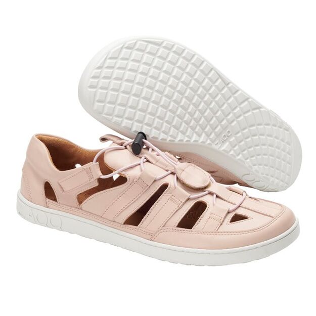 ZAQQ barefoot batai QLEAR Light Pink