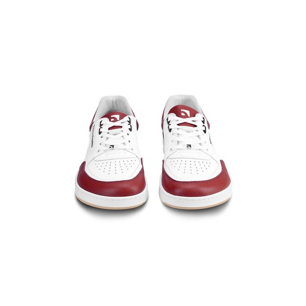 Barefoot Sneakers Barebarics Wave - White & Crimson Red