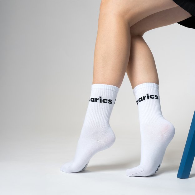 Barebarics - Barefoot kojinės - Crew - balta - didelis logotipas 4