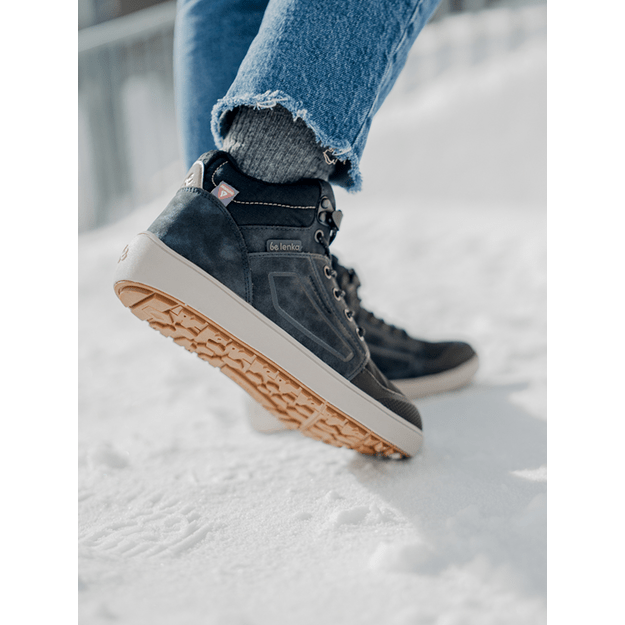 Barefoot Boots Be Lenka ArcticEdge - Charcoal Black