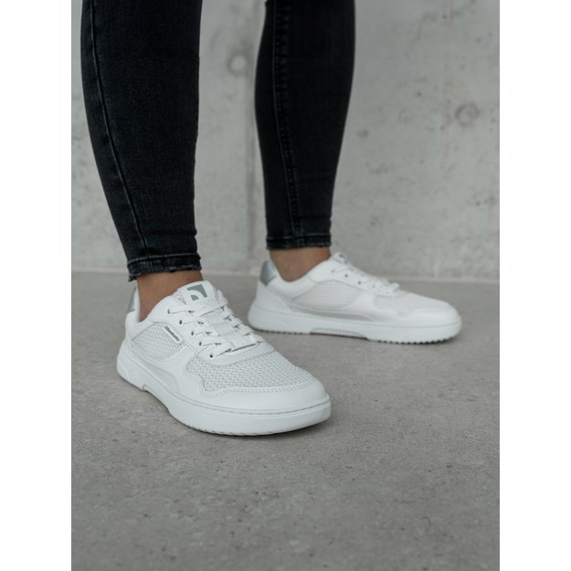 Barefoot Sneakers Barebarics Zing - Fresh - White & Silver