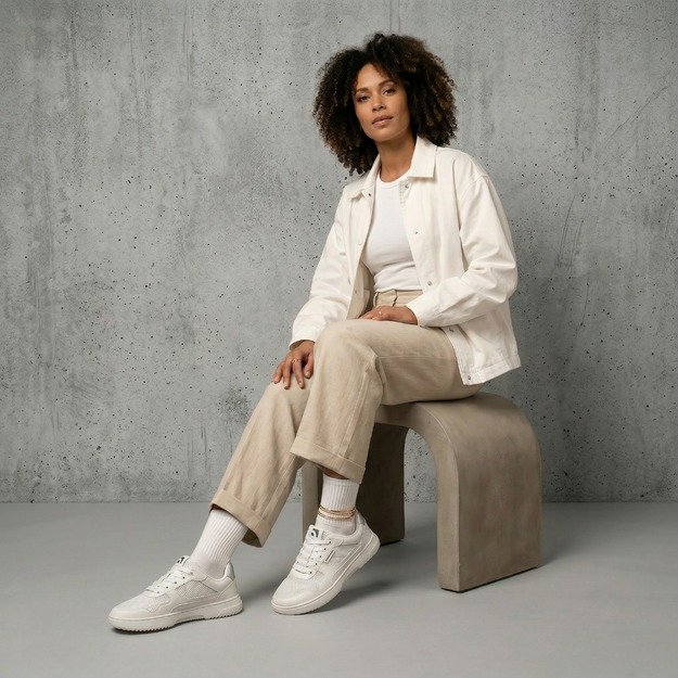 Barefoot Sneakers Barebarics Zing - Fresh - White & Silver