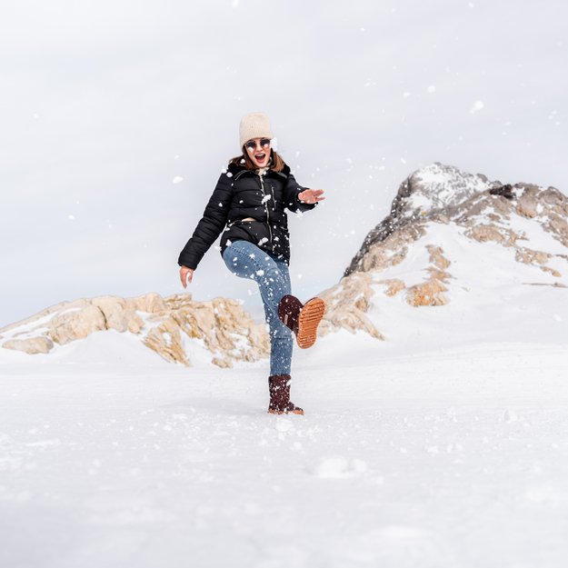 Winter Barefoot Boots Barebarics PolarStride - Copper Brown (Sandėlio prekė)