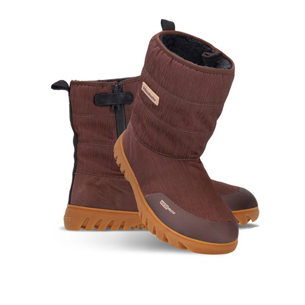 Winter Barefoot Boots Barebarics PolarStride - Copper Brown (Sandėlio prekė)