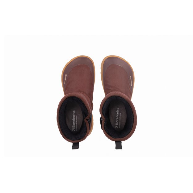 Winter Barefoot Boots Barebarics PolarStride - Copper Brown (Sandėlio prekė)