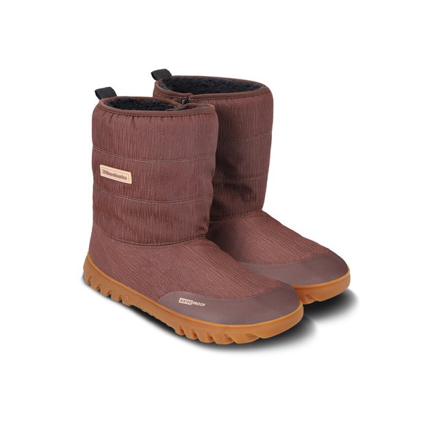 Winter Barefoot Boots Barebarics PolarStride - Copper Brown (Sandėlio prekė)