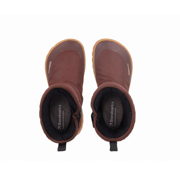 Winter Barefoot Boots Barebarics PolarStride - Copper Brown (Sandėlio prekė)