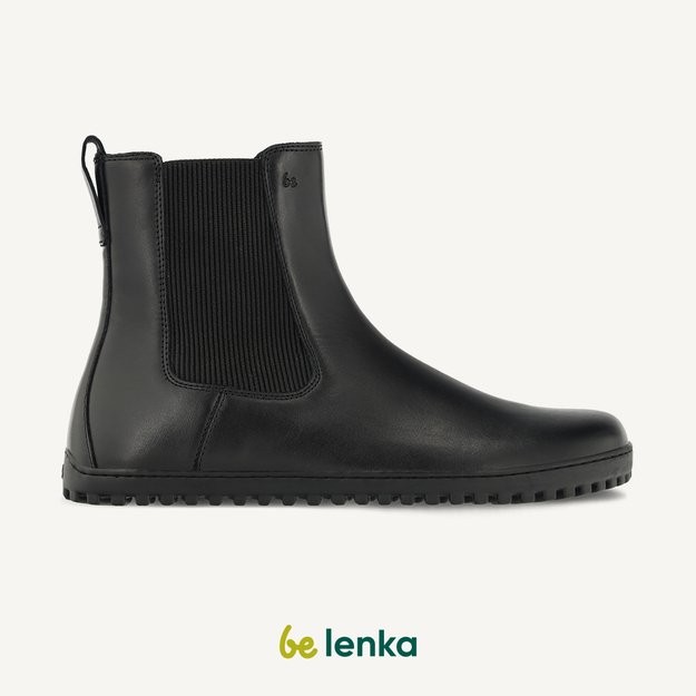 Barefoot Boots Be Lenka Glam - All Black (Sandėlio prekė)