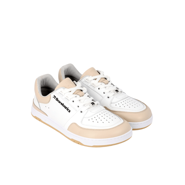 Barefoot Sneakers Barebarics Wave - White & Beige