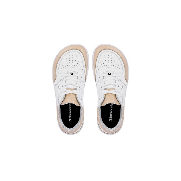 Barefoot Sneakers Barebarics Wave - White & Beige