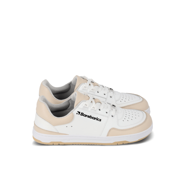 Barefoot Sneakers Barebarics Wave - White & Beige