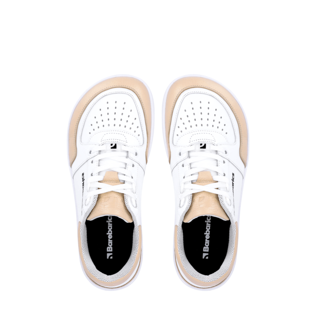 Barefoot Sneakers Barebarics Wave - White & Beige