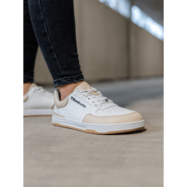 Barefoot Sneakers Barebarics Wave - White & Beige