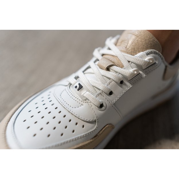 Barefoot Sneakers Barebarics Wave - White & Beige