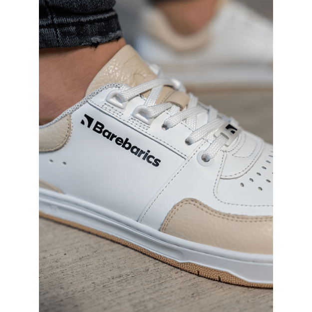 Barefoot Sneakers Barebarics Wave - White & Beige