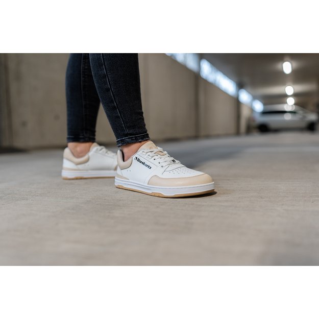 Barefoot Sneakers Barebarics Wave - White & Beige