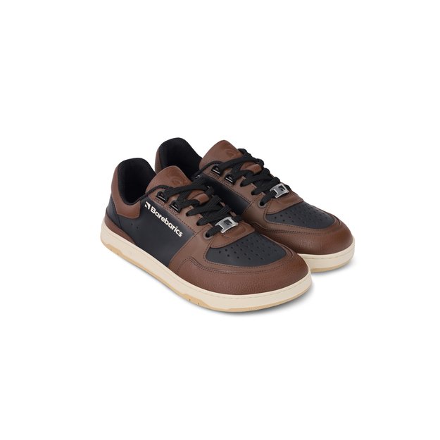 Barefoot Sneakers Barebarics Wave - Black & Dark Brown