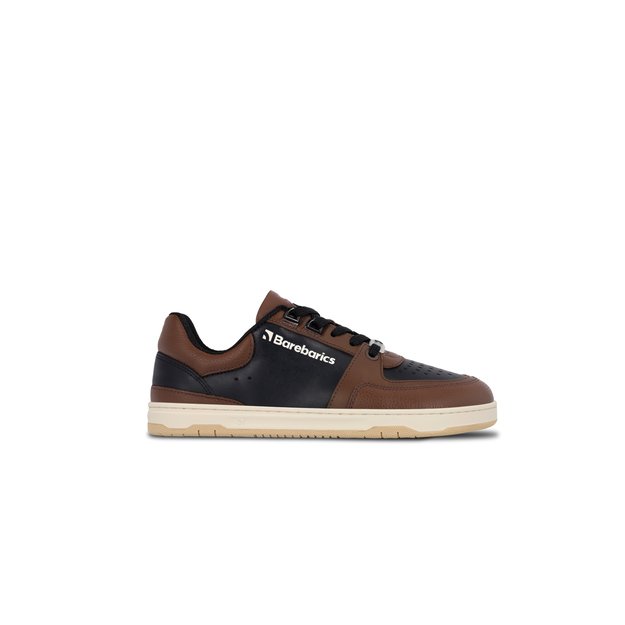 Barefoot Sneakers Barebarics Wave - Black & Dark Brown