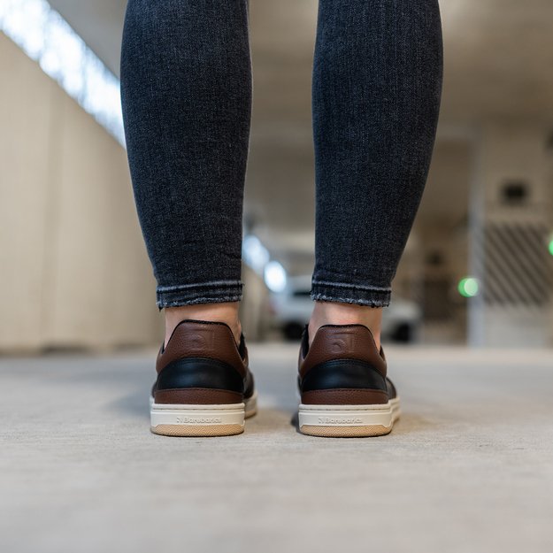 Barefoot Sneakers Barebarics Wave - Black & Dark Brown