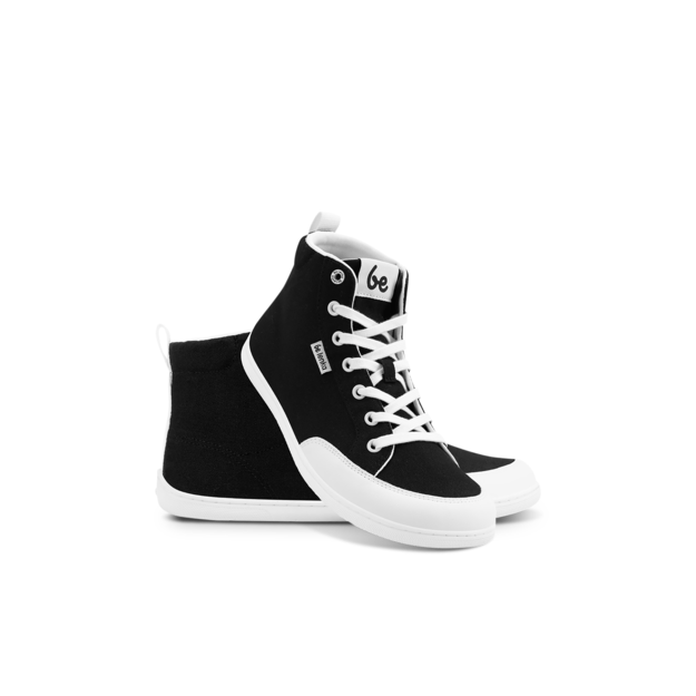 Barefoot Sneakers Be Lenka Rebound - High Top - Black & White