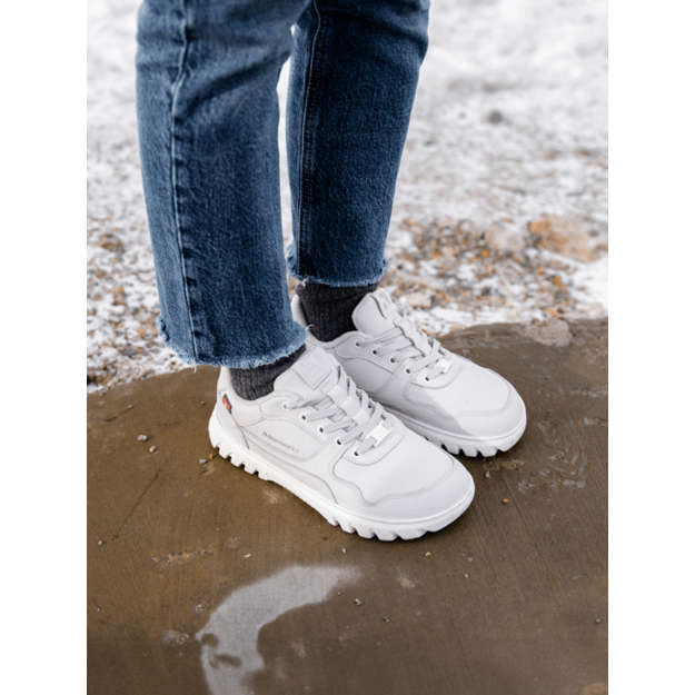 Barefoot Sneakers Barebarics Zing Frost - Light Grey & White