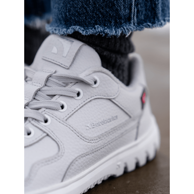 Barefoot Sneakers Barebarics Zing Frost - Light Grey & White