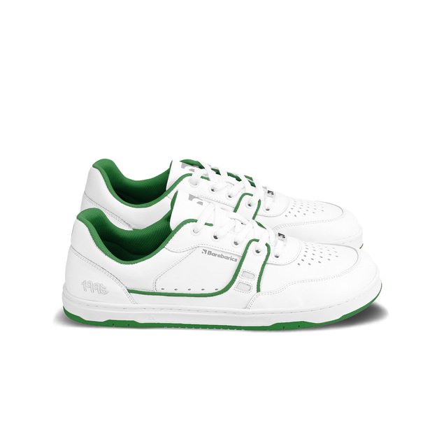 Barefoot kedai Barebarics Arise - White & Green