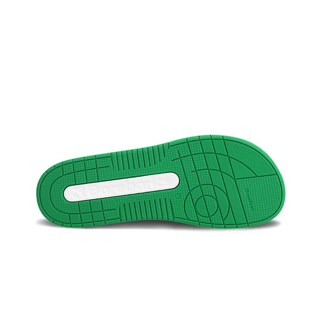 Barefoot kedai Barebarics Arise - White & Green