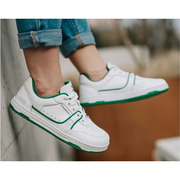 Barefoot kedai Barebarics Arise - White & Green