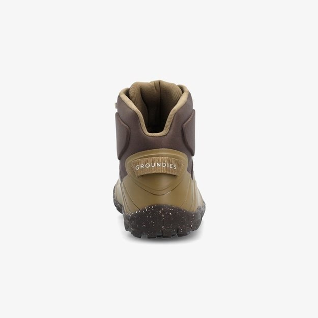 Barefoot Voděodoln&eacute; Pohorky GROUNDIES&reg; All Terrain High 2.0 Oř&iacute;&scaron;kově Hněd&eacute;