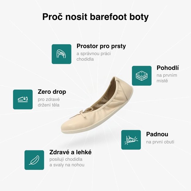 D&aacute;msk&eacute; Barefoot Baler&iacute;ny GROUNDIES&reg; Ruby 2.0 B&eacute;žov&eacute;