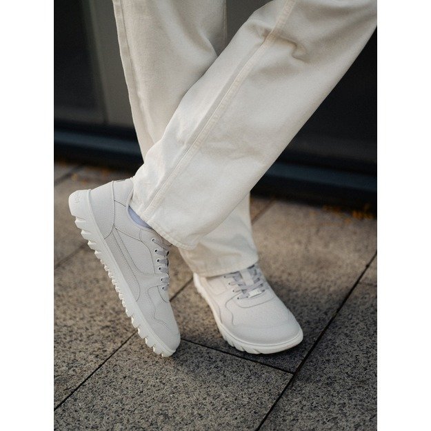 Barefoot Sneakers Barebarics Zing Frost - Light Grey & White 24