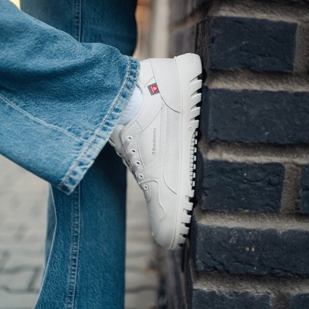 Barefoot Sneakers Barebarics Zing Frost - Light Grey & White 9