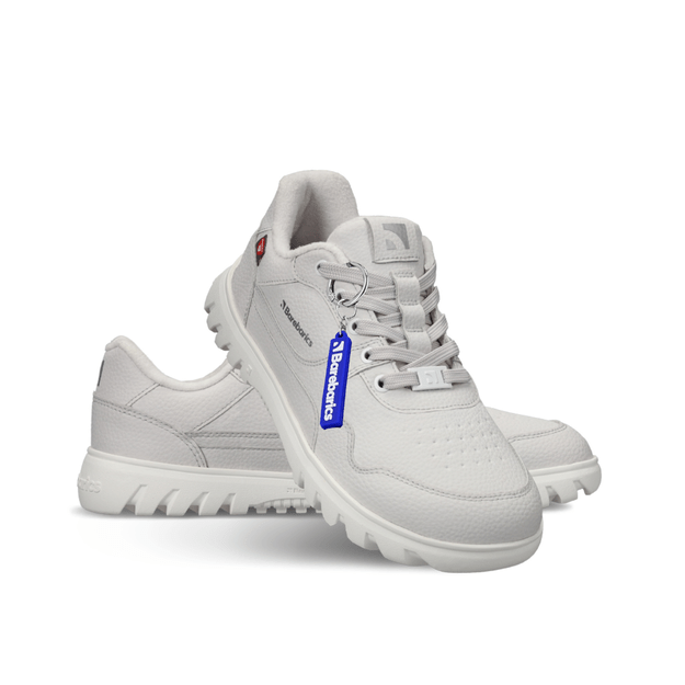 Barefoot Sneakers Barebarics Zing Frost - Light Grey & White 3
