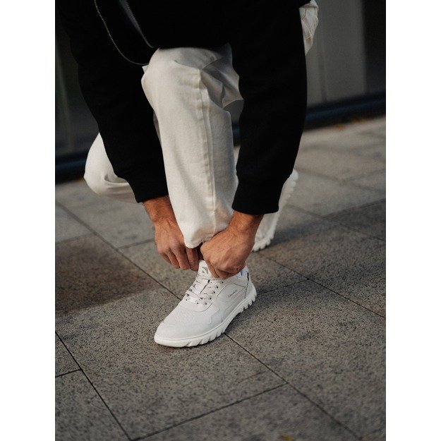 Barefoot Sneakers Barebarics Zing Frost - Light Grey & White 23