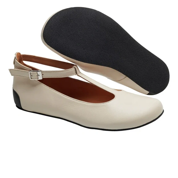ZAQQ barefoot balerinos QITE Beige