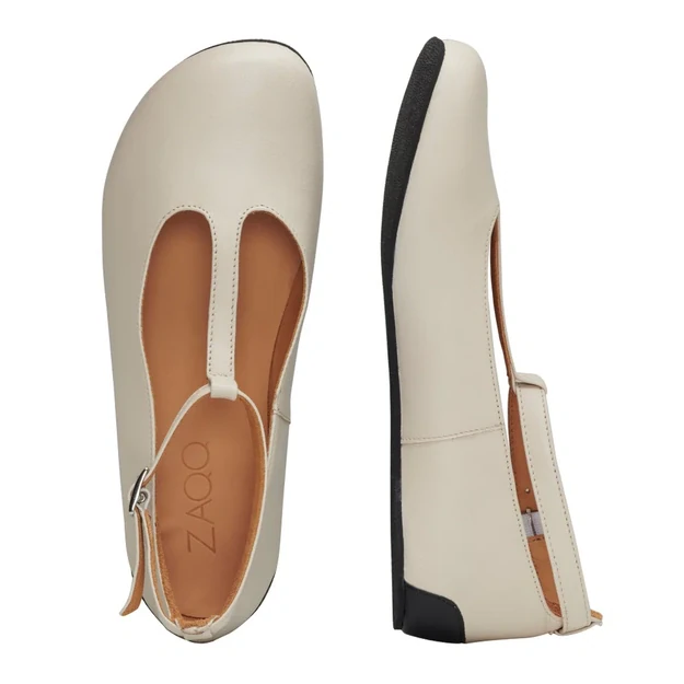 ZAQQ barefoot balerinos QITE Beige