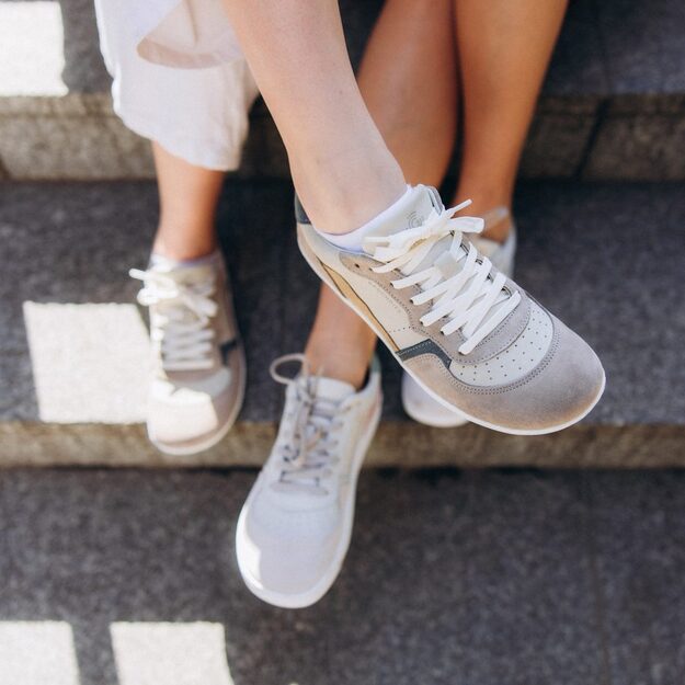 GROUNDIES® Moteriški barefoot batai  Nova GO1 Beige / Sage Green 7