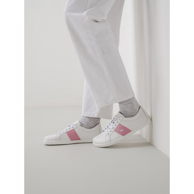 Barefoot Sneakers Be Lenka Elite - White & Pink