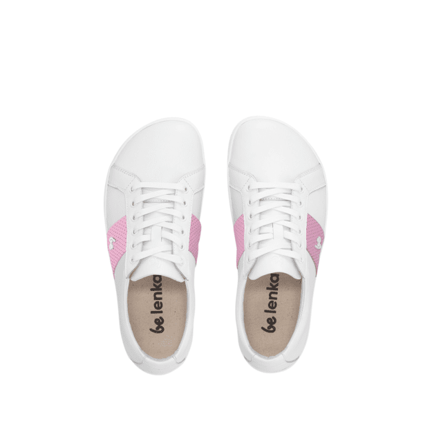 Barefoot Sneakers Be Lenka Elite - White & Pink