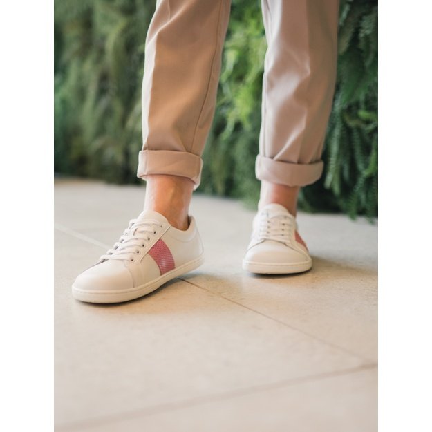 Barefoot Sneakers Be Lenka Elite - White & Pink