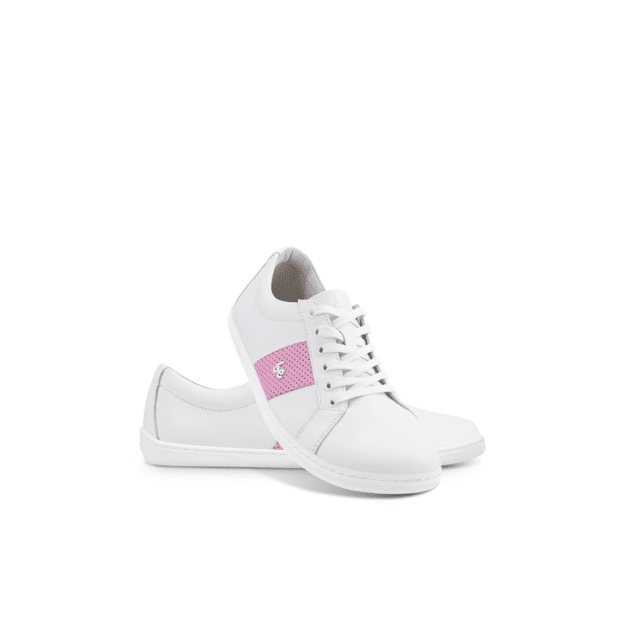 Barefoot Sneakers Be Lenka Elite - White & Pink
