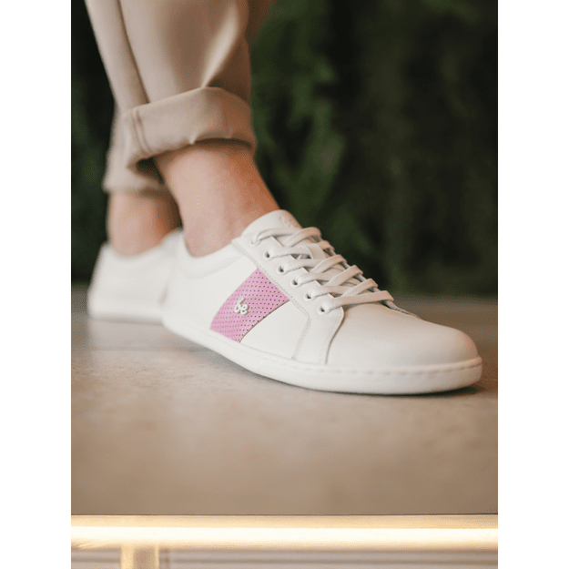Barefoot Sneakers Be Lenka Elite - White & Pink