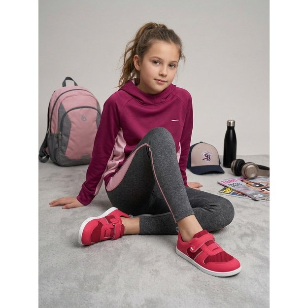 Kids Barefoot Sneakers Be Lenka Glade Kids - Dark Pink