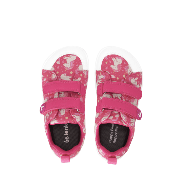 Kids barefoot sneakers Be Lenka Canvi Preschool - Unicorn
