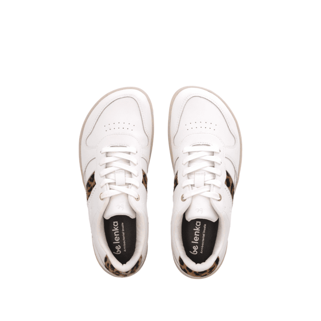 Barefoot Sneakers Be Lenka Cellestia - White & Leopard