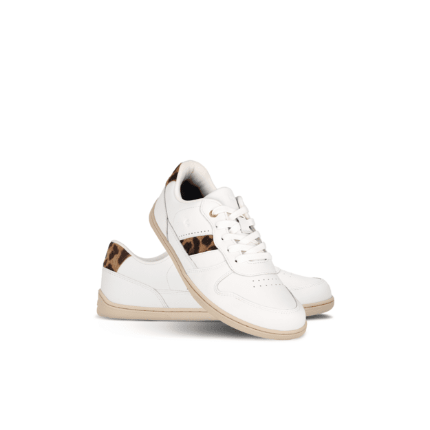 Barefoot Sneakers Be Lenka Cellestia - White & Leopard
