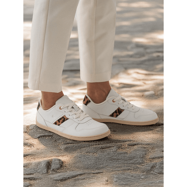 Barefoot Sneakers Be Lenka Cellestia - White & Leopard